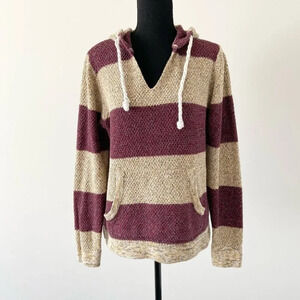Urban Outfitters Koto Striped  Boho Knitted Hoodie